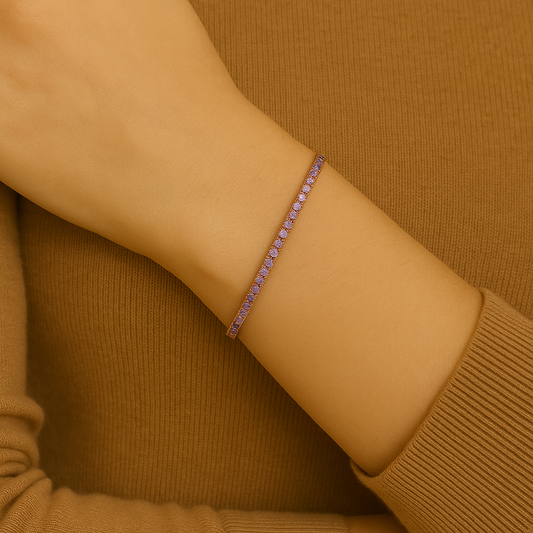 Amethyst Tennis Bracelet