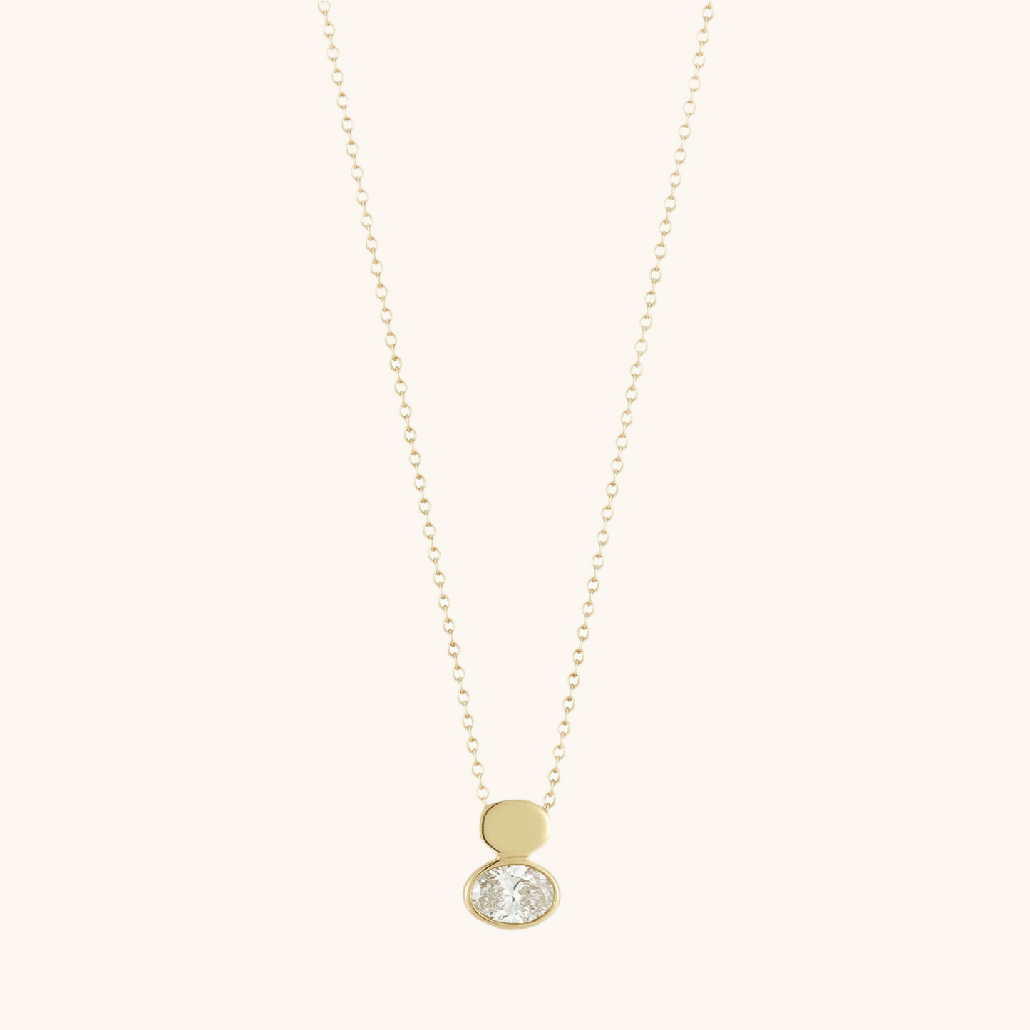 Oval Bezel Pendant
