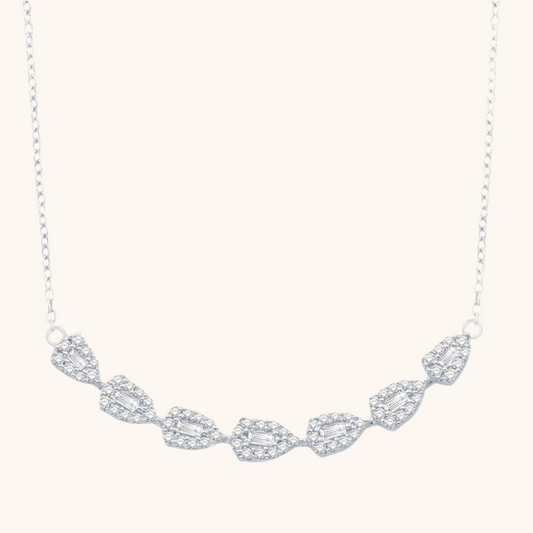 White Gold Diamond Fashion Pendant 14K