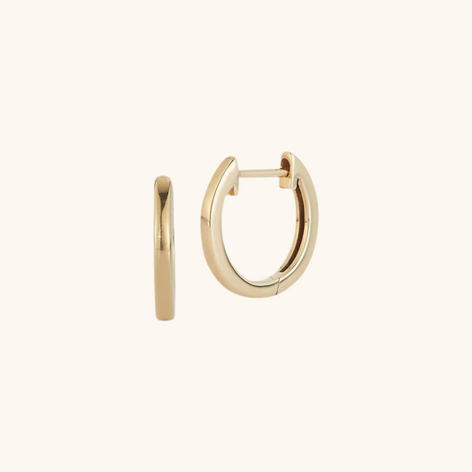 Yellow Gold Huggie Earrings