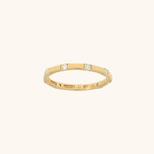 Spaced out Diamond Eternity Ring