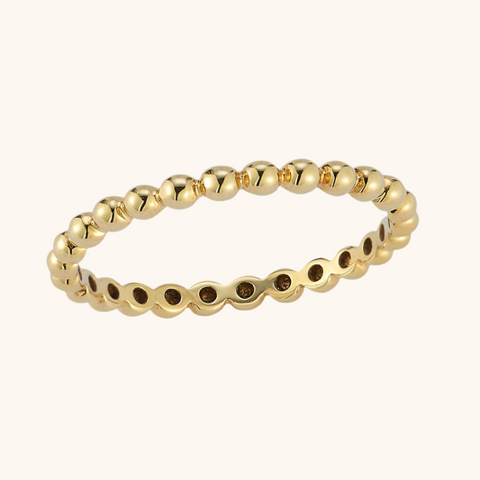 Gold Ball Ring